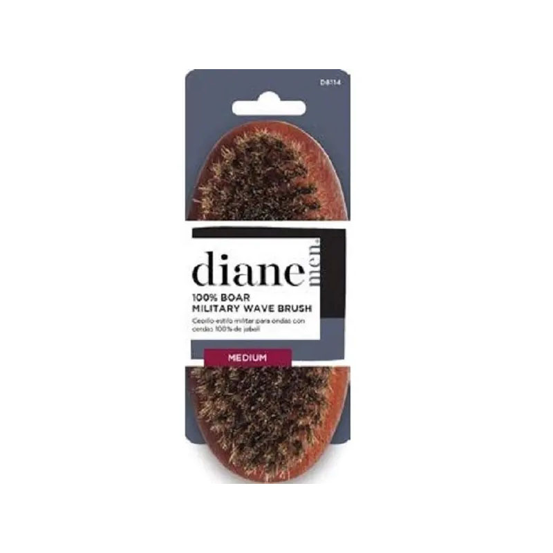 Diane Premium 100% Boar Military Brush (D8114)